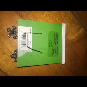 Kate Spade Bird and Flower Drop Hanging Earrings